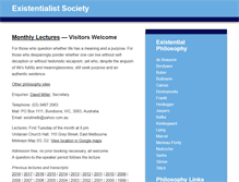 Tablet Screenshot of existentialistmelbourne.org